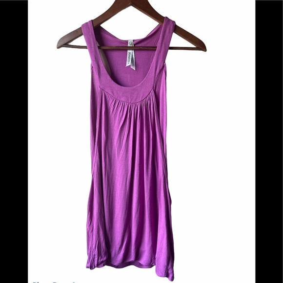 3/$30 Garage purple double layer tank top
